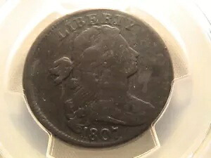 1807 ドレープ バスト ラージ セント PCGS VG 8 ラージ フラクション回転ダイ｜WORLD RESOURCE【KING店】