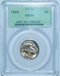 1926 PCGS MS65 バッファロー ニッケル OGH｜WORLD RESOURCE【KING店】