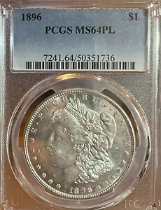1896 PCGS MS64PL モルガン シルバー ダラー｜WORLD RESOURCE【KING店】