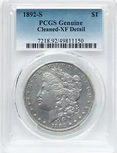 1892 S モーガン シルバー ダラー $1 PCGS XF 詳細｜WORLD RESOURCE【KING店】