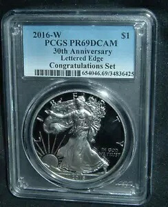 2016-W PCGS PR69DCAM 30 周年記念文字エッジおめでとうセット｜WORLD RESOURCE【KING店】