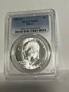 1971 S アイゼンハワー アイク シルバー ドル 1 ドル PCGS MS67｜WORLD RESOURCE【KING店】