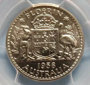 オーストラリア 1956 フロリン.. フルラスター - プルーフ.. PCGS PR66｜WORLD RESOURCE【KING店】