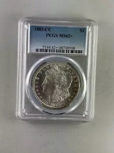 1883-CC モルガン シルバー ダラー、PCGS MS-62+ -- 非常に希少なシルバー コイン!｜WORLD RESOURCE【KING店】