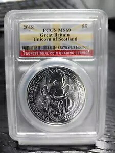 2018 グレートブリテン スコットランドユニコーン PCGS MS-69｜WORLD RESOURCE【KING店】