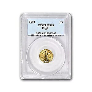 1992 1/10 オンス アメリカン ゴールド イーグル MS-69 PCGS｜WORLD RESOURCE【KING店】 175,450円