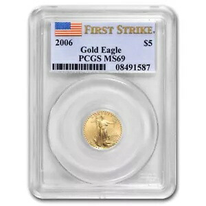 2006 1/10 オンス アメリカン ゴールド イーグル MS-69 PCGS|WORLD RESOURCE【KING店】