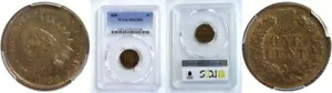 1868 1C インディアンヘッドセント PCGS MS-62 BN｜WORLD RESOURCE【KING店】