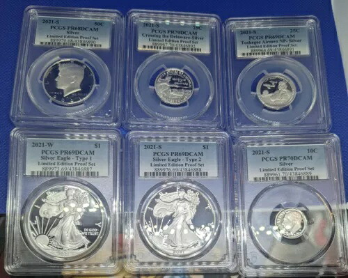 2021 限定版 プルーフ アメリカン イーグル コレクション 6pc PCGS 説明を参照｜WORLD RESOURCE【KING店】