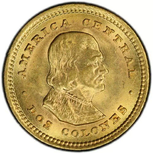 コスタリカ 1900 2 コロンズ ゴールド コイン PCGS MS64 KM#139 0.045 オンス AGW 希少｜WORLD RESOURCE【KING店】