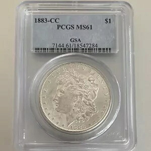 1883 CC モーガン シルバー ダラー PCGS MS61 GSA 宝庫｜WORLD RESOURCE【KING店】
