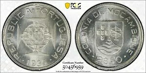 モザンビーク 1935 2.5 エスクード、PCGS SP64 (PROVA) KM-Pr1 (Essai)｜WORLD RESOURCE【KING店】
