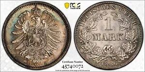 1886 J - ハンブルク - ドイツ帝国 シルバー マーク コイン PCGS 認定 MS63｜WORLD RESOURCE【KING店】 160,050円