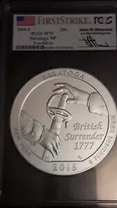 2015 サラトガ 5oz シルバー アメリカ ザ ビューティフル PCGS SP70 FIRST STRIKE MERCANTI｜WORLD RESOURCE【KING店】