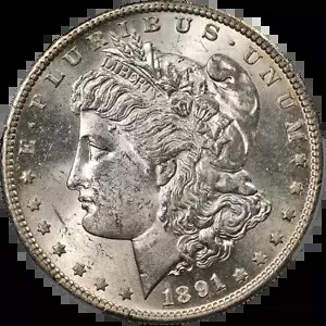 1891-S モーガン シルバー ダラー PCGS MS63 グレート アイ アピール ストロング ストライク｜WORLD RESOURCE【KING店】