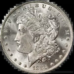 1885-O モーガン シルバー ダラー PCGS MS66 極上のアイアピール ストロングストライク｜WORLD RESOURCE【KING店】 164,450円