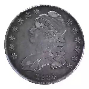 1834 P キャップド バスト ハーフ ダラー PCGS XF-40 CAC スモール デイト、スモール レター O.118|WORLD RESOURCE【KING店】