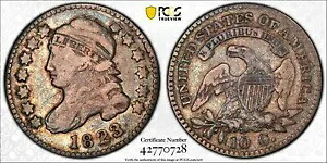 1823 P キャップド バスト ダイム PCGS F-12 Small Es|WORLD RESOURCE【KING店】