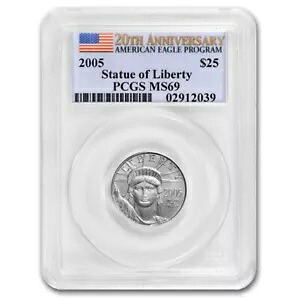 2005 1/4オンス アメリカン プラチナ イーグル MS-69 PCGS|WORLD RESOURCE【KING店】