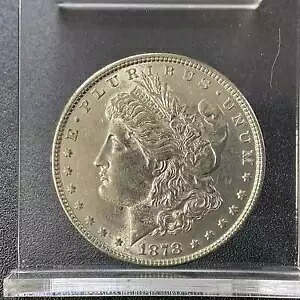 1878-P 7TF モーガン $1 シルバー ダラー 7 テール フェザー 79 の裏面 ~ ホワイト BU コイン｜WORLD RESOURCE【KING店】