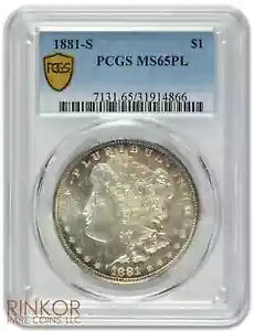 1881-S $1 モルガン ドル PCGS MS 65 PL|WORLD RESOURCE【KING店】