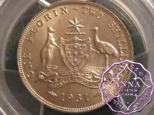 オーストラリア 1931 フローリン PCGS MS63｜WORLD RESOURCE【KING店】
