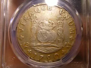 1750 Mo MF ピラー 8 レアル メキシコ PCGS XF 詳細