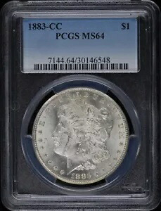 1883-CC $1 モルガン ドル PCGS MS64