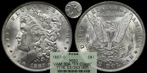 1887-O モーガン $1 VAM 30A \