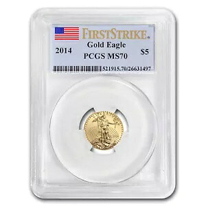 2014 1/10オンス アメリカンゴールドイーグル MS-70 PCGS (FS)