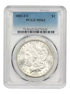 1882-CC $1 PCGS MS63｜WORLD RESOURCE【KING店】