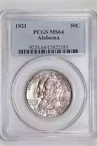 1921 年アラバマ シルバー記念ハーフダラー PCGS MS64｜WORLD RESOURCE【KING店】