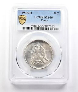 1936-D テキサス記念ハーフダラー MS66 PQ PCGS *0817｜WORLD RESOURCE【KING店】