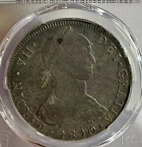 1810 L JP ペルー 8 レアル シルバー コイン PCGS XF40｜WORLD RESOURCE【KING店】
