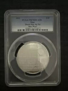2022 スターウォーズ PCGS PR 70 DCAM ニウエ Ag 3オンス シルバー $10 DEATH STAR｜WORLD RESOURCE【KING店】 188,100円