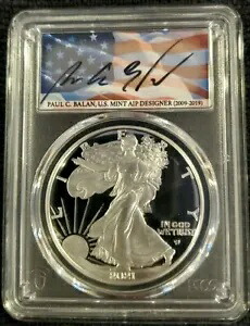 2021 S PCGS PR70DCAM 先行リリース T-2 シルバー イーグル ポール バラン サイン入り POP 37｜WORLD RESOURCE【KING店】