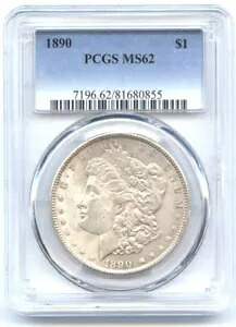 1890 $1 PCGS MS62- モーガンドル//｜WORLD RESOURCE【KING店】