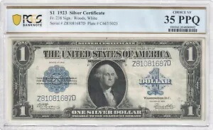 1923 シルバー証明書ノート 馬ブランケット PCGS 選択 非常に上質なプレミアム紙品質|WORLD RESOURCE【KING店】