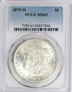 1879-O PCGS シルバー モルガン ダラー ニューオーリンズ造幣局 MS63 セミキー US コイン|WORLD RESOURCE【KING店】