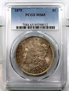1879 モーガン シルバー ダラー - PCGS グレード MS65、パステル調 !!|WORLD RESOURCE【KING店】