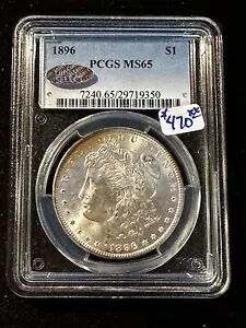 1896 モルガン ドル PCGS MS65