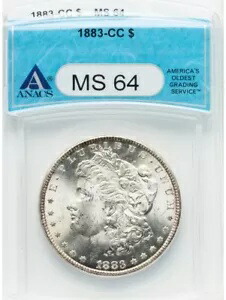1883-CC $1 MS64 ANACS。