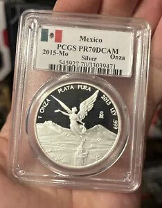 2015 メキシコ リベルタ プルーフ 70!レアフラッグラベル