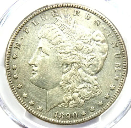 1890-CC モーガン シルバー ドル $1 - PCGS AU 詳細 - 希少なカーソン シティ コイン!|WORLD RESOURCE【KING店】