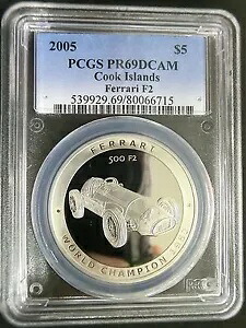クック諸島 2005 フェラーリ F2 PCGS PR PF 69 .925 シルバー $5 スポーツカー レーシング HOT｜WORLD RESOURCE【KING店】 179,300円