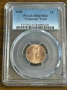 2000 リンカーン セント PCGS MS67RD \