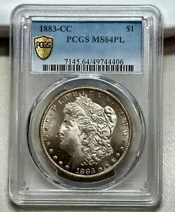 1883-CC モルガン ドル PCGS MS64PL 未流通の証拠のようなキー日付｜WORLD RESOURCE【KING店】