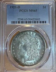 1921-D PCGS MS65 モルガン シルバー ダラー｜WORLD RESOURCE【KING店】 221,650円