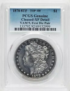 1878 8TF モーガン シルバー ダラー VAM 9 ファースト ダイ ペア PCGS XF グレート アイ アピール|WORLD RESOURCE【KING店】
