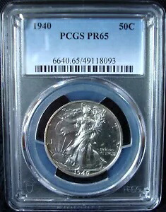 1940 プルーフ ウォーキング リバティ シルバー ハーフダラー - PCGS PR 65｜WORLD RESOURCE【KING店】